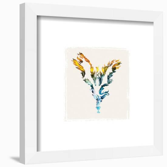 Gallery Pops Harry Potter - Horntail Dragon Triwizard Tournament Wall Art-Trends International-Framed Gallery Pops