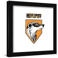 Gallery Pops Harry Potter - Hufflepuff Crest Icon Wall Art-Trends International-Framed Gallery Pops