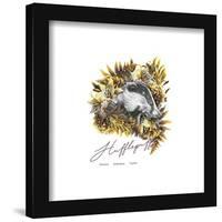 Gallery Pops Harry Potter - Hufflepuff Crest Romance Wall Art-Trends International-Framed Gallery Pops