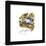 Gallery Pops Harry Potter - Hufflepuff Crest Romance Wall Art-Trends International-Framed Gallery Pops