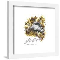 Gallery Pops Harry Potter - Hufflepuff Crest Romance Wall Art-Trends International-Framed Gallery Pops