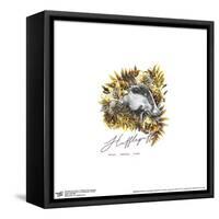 Gallery Pops Harry Potter - Hufflepuff Crest Romance Wall Art-Trends International-Framed Stretched Canvas