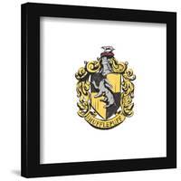 Gallery Pops Harry Potter - Hufflepuff Crest Scroll Wall Art-Trends International-Framed Gallery Pops