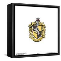 Gallery Pops Harry Potter - Hufflepuff Crest Scroll Wall Art-Trends International-Framed Stretched Canvas