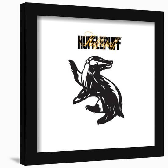 Gallery Pops Harry Potter - Hufflepuff Icon Wall Art-Trends International-Framed Gallery Pops