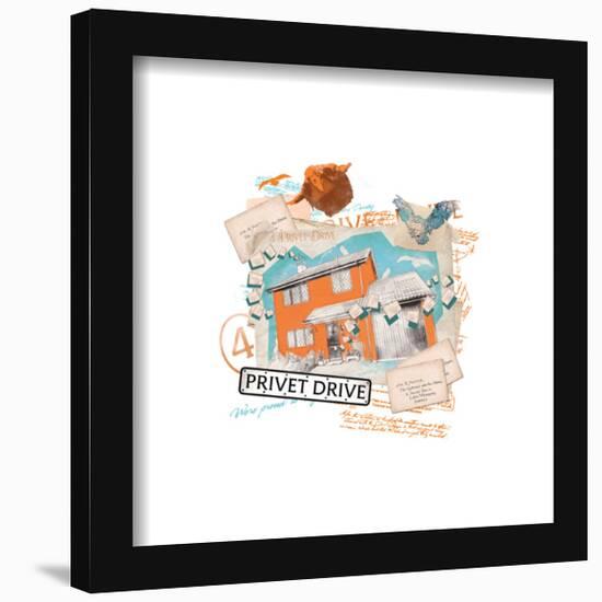 Gallery Pops Harry Potter - Privet Drive Wall Art-Trends International-Framed Gallery Pops