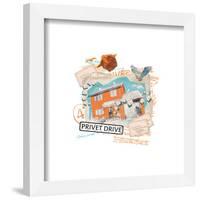 Gallery Pops Harry Potter - Privet Drive Wall Art-Trends International-Framed Gallery Pops