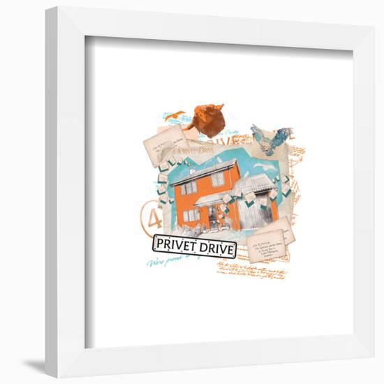 Gallery Pops Harry Potter - Privet Drive Wall Art-Trends International-Framed Gallery Pops