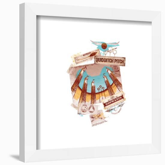 Gallery Pops Harry Potter - Quidditch Pitch Wall Art-Trends International-Framed Gallery Pops