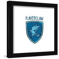 Gallery Pops Harry Potter - Ravenclaw Crest Icon Nameplate Wall Art-Trends International-Framed Gallery Pops