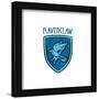 Gallery Pops Harry Potter - Ravenclaw Crest Icon Nameplate Wall Art-Trends International-Framed Gallery Pops