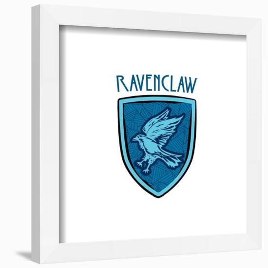 Gallery Pops Harry Potter - Ravenclaw Crest Icon Nameplate Wall Art-Trends International-Framed Gallery Pops