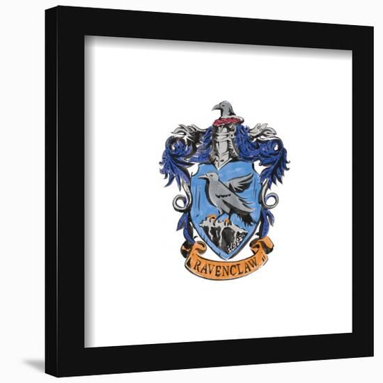 Gallery Pops Harry Potter - Ravenclaw Crest Scroll Wall Art-Trends International-Framed Gallery Pops