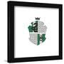 Gallery Pops Harry Potter - Slytherin Crest Modern Wall Art-Trends International-Framed Gallery Pops