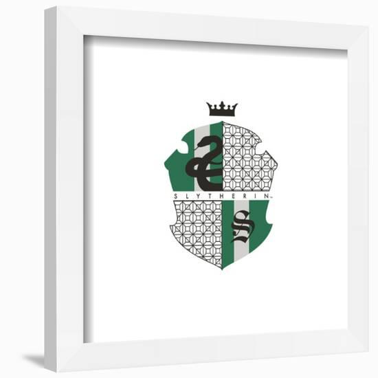 Gallery Pops Harry Potter - Slytherin Crest Modern Wall Art-Trends International-Framed Gallery Pops