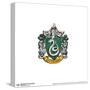 Gallery Pops Harry Potter - Slytherin Crest Scroll Wall Art-Trends International-Stretched Canvas