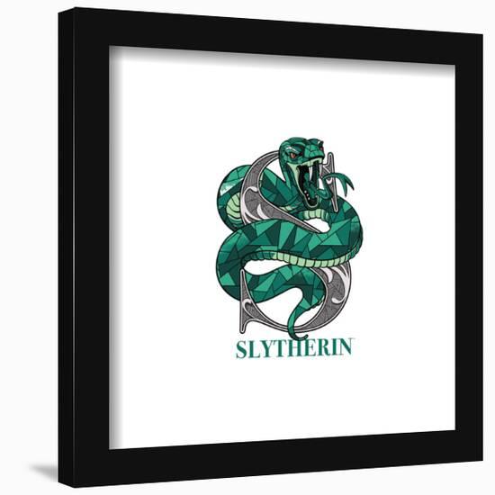 Gallery Pops Harry Potter - Slytherin Crest Stand Together Wall Art-Trends International-Framed Gallery Pops