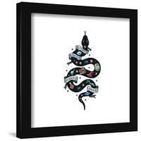 Gallery Pops Harry Potter - Slytherin Tattoo Art Wall Art-Trends International-Framed Gallery Pops