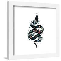 Gallery Pops Harry Potter - Slytherin Tattoo Art Wall Art-Trends International-Framed Gallery Pops