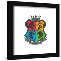 Gallery Pops Harry Potter - Symbol Revival Hogwarts Crest Wall Art-Trends International-Framed Gallery Pops