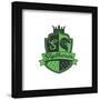 Gallery Pops Harry Potter - Symbol Revival Slytherin Crest Wall Art-Trends International-Framed Gallery Pops