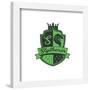 Gallery Pops Harry Potter - Symbol Revival Slytherin Crest Wall Art-Trends International-Framed Gallery Pops