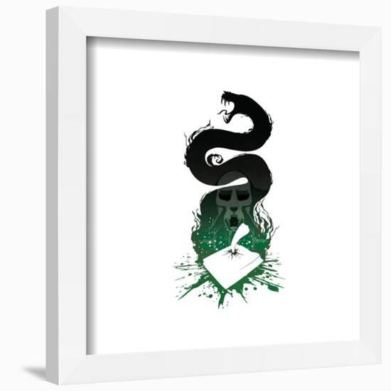 Gallery Pops Harry Potter - Voldemort Fiendfyre Serpent Battle Wall Art-Trends International-Framed Gallery Pops