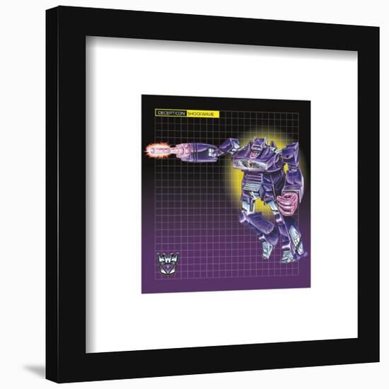 Gallery Pops Hasbro Transformers - Shockwave Retro Wall Art-Trends International-Framed Gallery Pops