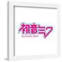 Gallery Pops Hatsune Miku - Hatsune Miku Logo Wall Art-Trends International-Framed Gallery Pops