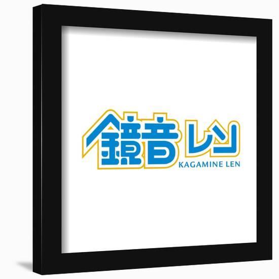 Gallery Pops Hatsune Miku - Kagamine Len Logo Wall Art-Trends International-Framed Gallery Pops