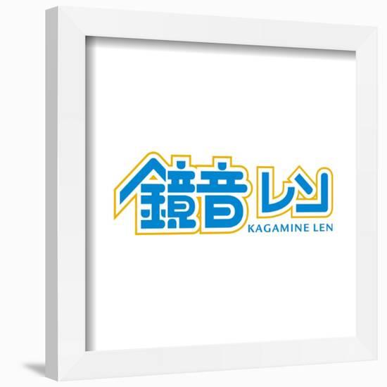 Gallery Pops Hatsune Miku - Kagamine Len Logo Wall Art-Trends International-Framed Gallery Pops