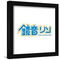 Gallery Pops Hatsune Miku - Kagamine Rin Logo Wall Art-Trends International-Framed Gallery Pops