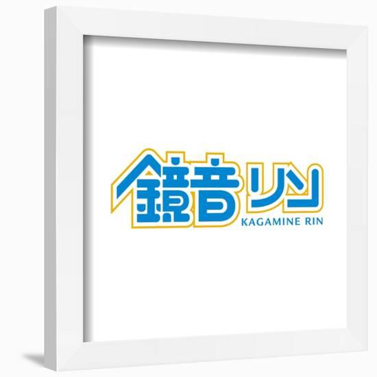 Gallery Pops Hatsune Miku - Kagamine Rin Logo Wall Art-Trends International-Framed Gallery Pops