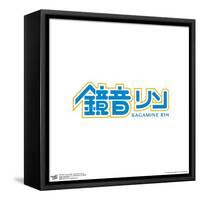 Gallery Pops Hatsune Miku - Kagamine Rin Logo Wall Art-Trends International-Framed Stretched Canvas