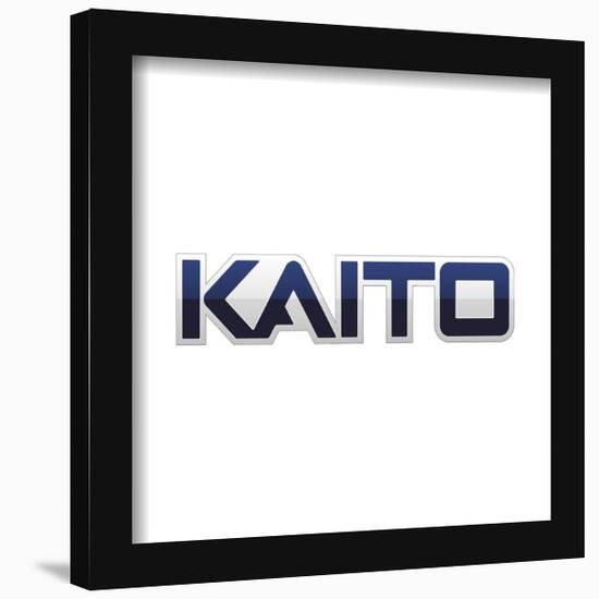 Gallery Pops Hatsune Miku - Kaito Logo Wall Art-Trends International-Framed Gallery Pops