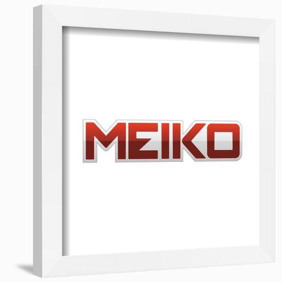 Gallery Pops Hatsune Miku - Meiko Logo Wall Art-Trends International-Framed Gallery Pops