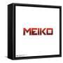 Gallery Pops Hatsune Miku - Meiko Logo Wall Art-Trends International-Framed Stretched Canvas