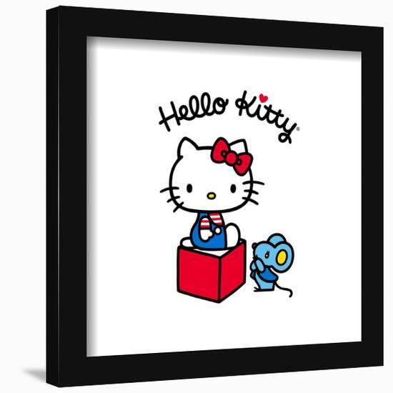 Gallery Pops Hello Kitty - Cat and Mouse Wall Art-Trends International-Framed Gallery Pops