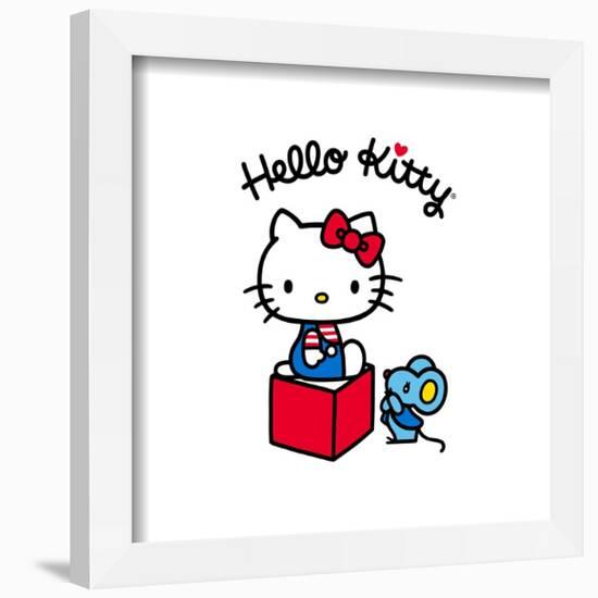 Gallery Pops Hello Kitty - Cat and Mouse Wall Art-Trends International-Framed Gallery Pops