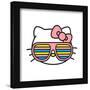 Gallery Pops Hello Kitty - Cool Shades Kitty Face Wall Art-Trends International-Framed Gallery Pops