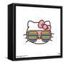 Gallery Pops Hello Kitty - Cool Shades Kitty Face Wall Art-Trends International-Framed Stretched Canvas