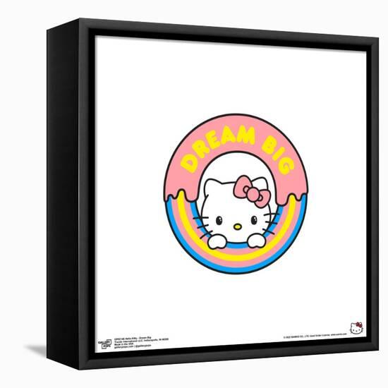 Gallery Pops Hello Kitty - Dream Big Wall Art-Trends International-Framed Stretched Canvas