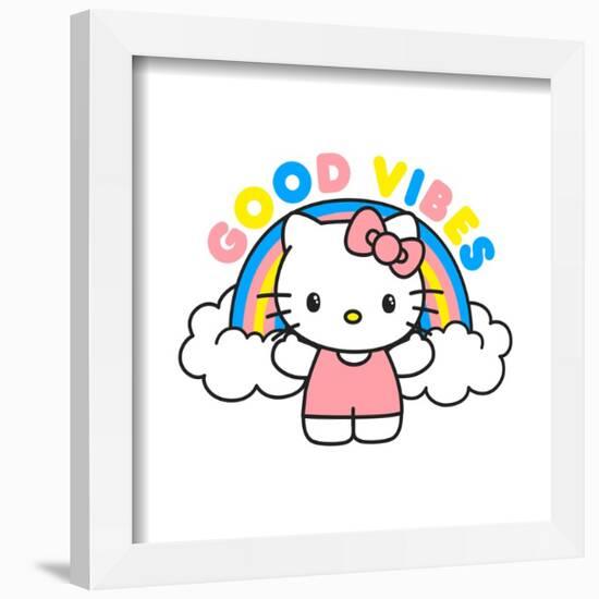 Gallery Pops Hello Kitty - Good Vibes Wall Art-Trends International-Framed Gallery Pops