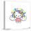 Gallery Pops Hello Kitty - Good Vibes Wall Art-Trends International-Stretched Canvas