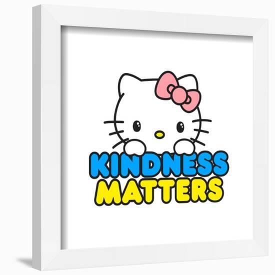 Gallery Pops Hello Kitty - Kindness Matters Wall Art-Trends International-Framed Gallery Pops