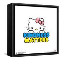 Gallery Pops Hello Kitty - Kindness Matters Wall Art-Trends International-Framed Stretched Canvas