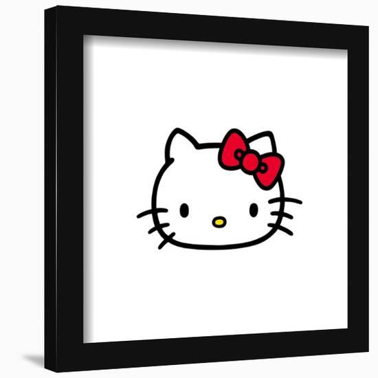 Gallery Pops Hello Kitty - Kitty Face Wall Art-Trends International-Framed Gallery Pops