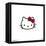 Gallery Pops Hello Kitty - Kitty Face Wall Art-Trends International-Framed Stretched Canvas