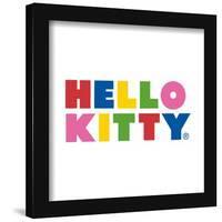 Gallery Pops Hello Kitty - Minimal Logo Wall Art-Trends International-Framed Gallery Pops