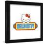 Gallery Pops Hello Kitty - Retro Kitty Logo Wall Art-Trends International-Framed Gallery Pops